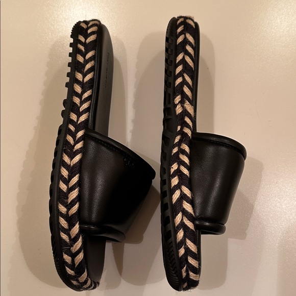 New Tory Burch Leather Black  Women's Sandals. 
Size 8.5. - Picture 5 of 9